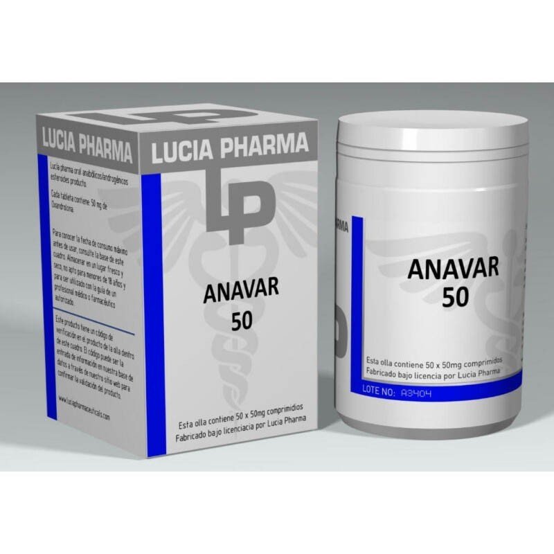 Lucia Pharma Anavar 50mg x 50 tablets