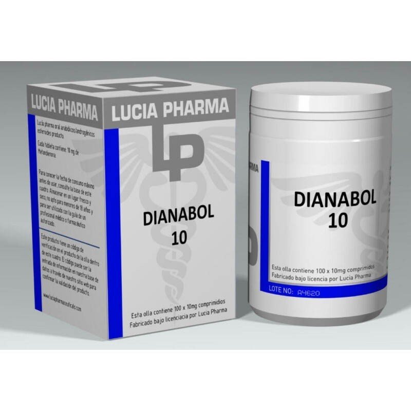 Lucia Pharma Dianabol 10mg x 100 tablets
