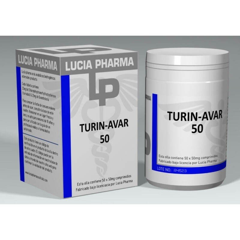 Lucia Pharma TURIN-AVAR 50mg x 50 tablets
